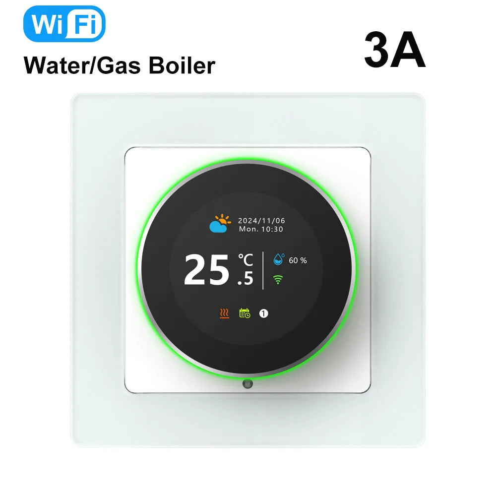 MIUCDA Tuya WiFi Smart Knob Thermostat Water Gas Boiler Electric Heating Temperature Controller Works With Alexa Google Home