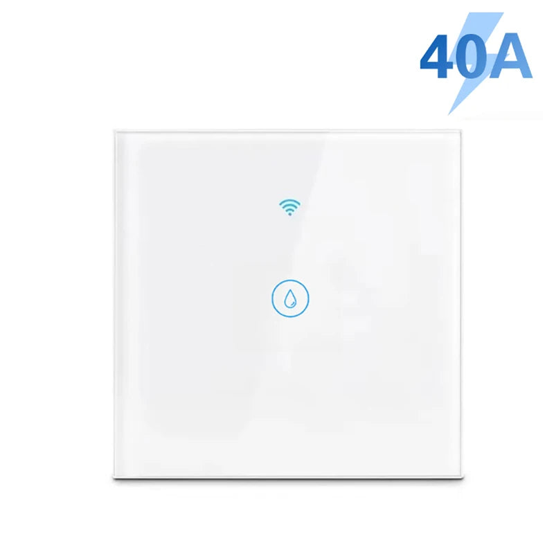 WiFi Smart Boiler Switch 20A 4400w Water Heater Smart Life Tuya APP Remote Control Compatible with Alexa Google Home Automation