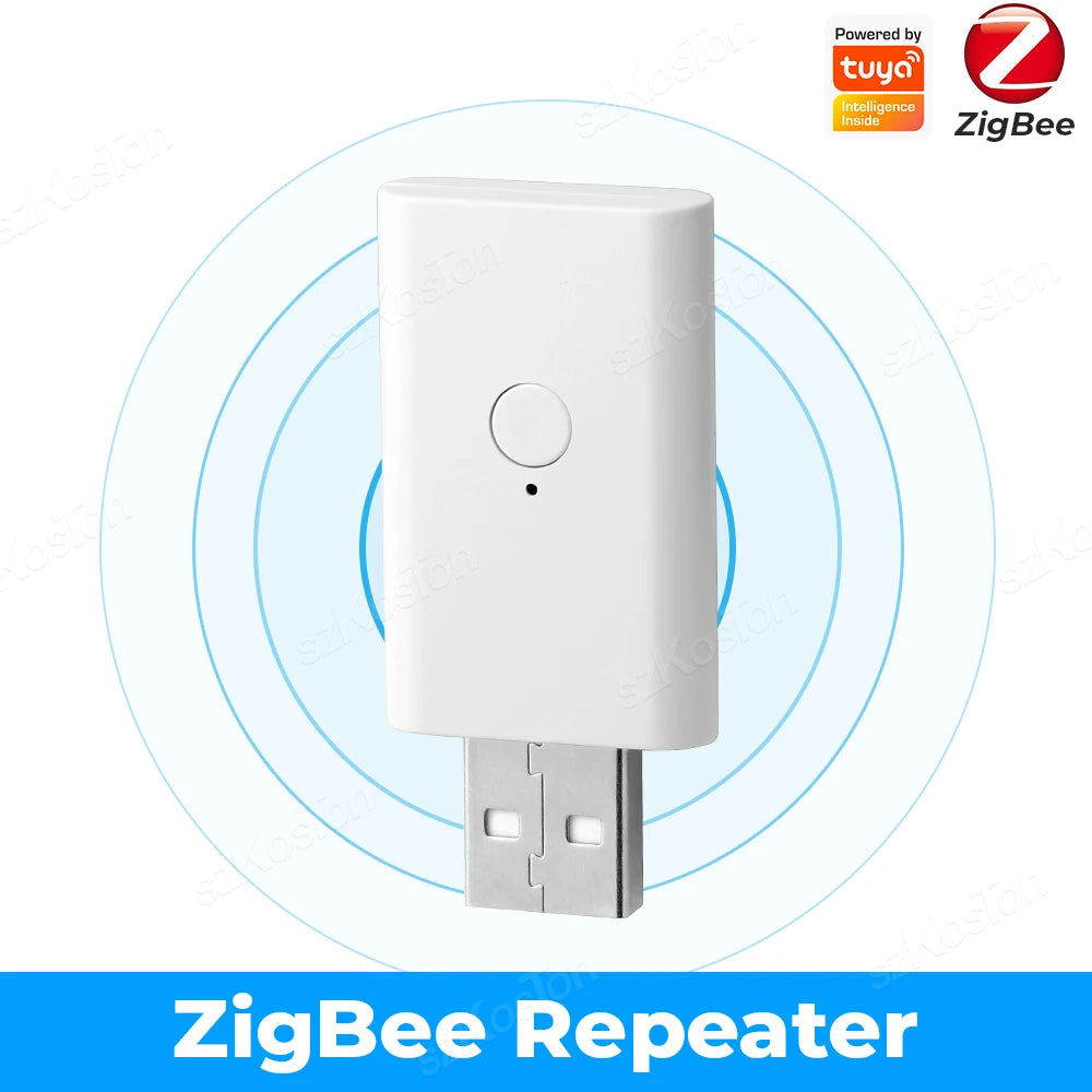 Tuya ZigBee3.0 Repeater Amplifier USB Signal Extender Smart Home Device Expand Smart Life APP Control works with ZigBee Gateway