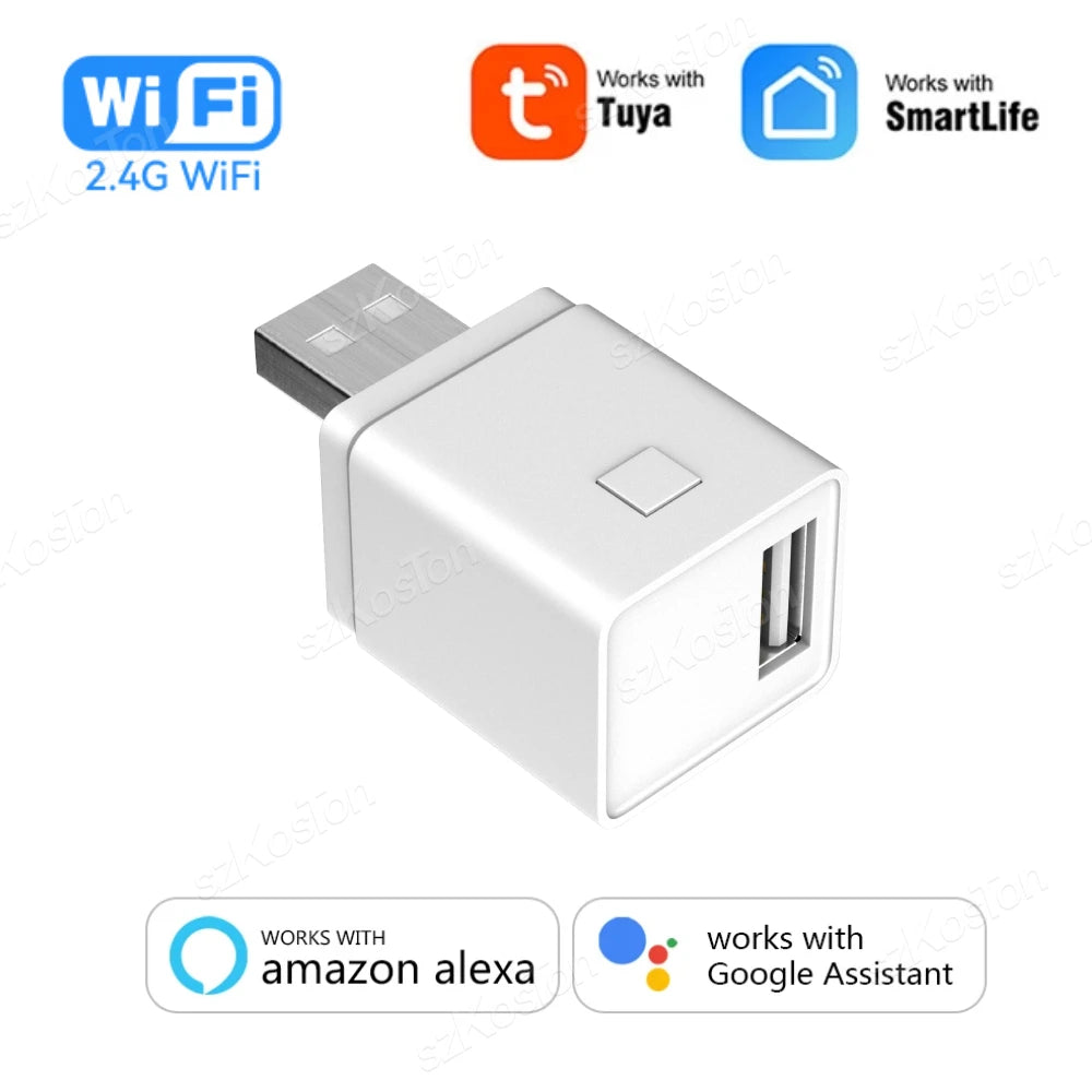 Tuya Smart Home Micro USB Adaptor WiFi Zigbee 1/2/3 Gang Charging Plug Power Adaptor APP Timing Voice Control for Alexa Google