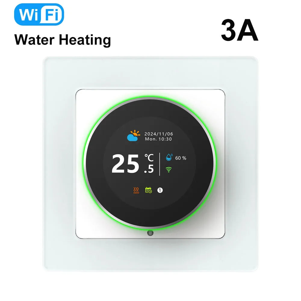 MIUCDA Tuya WiFi Smart Knob Thermostat Water Gas Boiler Electric Heating Temperature Controller Works With Alexa Google Home